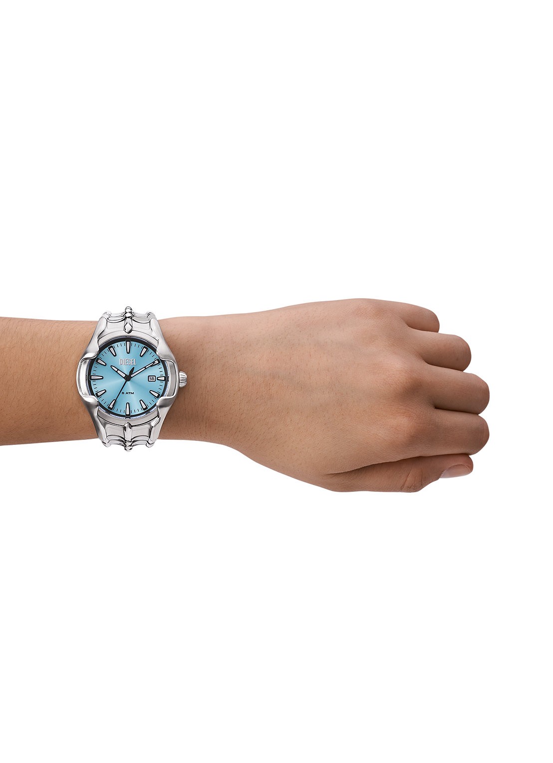 Diesel Vert horloge DZ2200 - detail 3 zilver