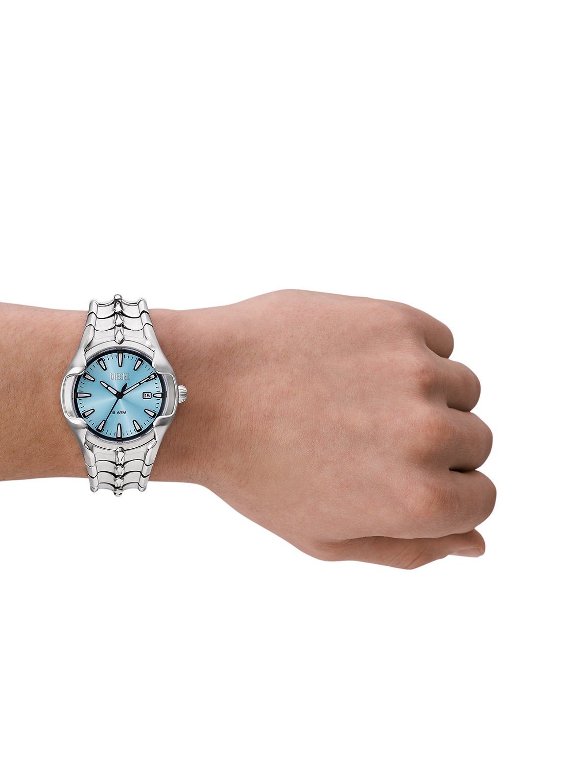 Diesel Vert horloge DZ2200 - detail 4 zilver