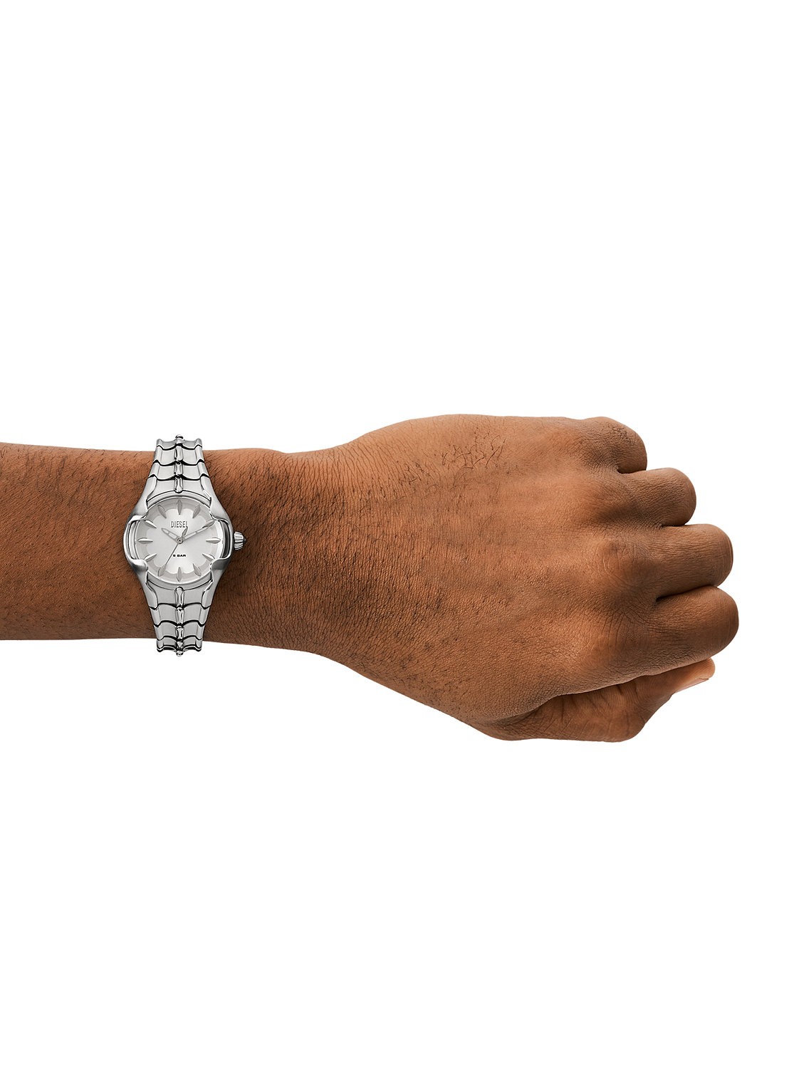 Diesel Vert horloge DZ5605 - detail 5 zilver