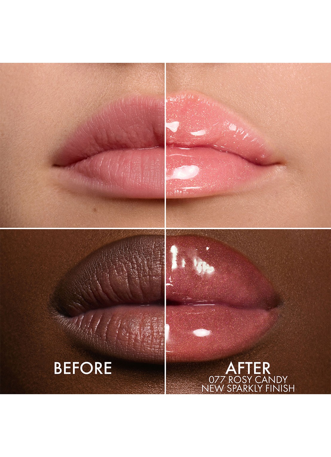 DIOR Addict Lip Glow Oil - voedende lipolie - achterkant 077 rosy candy