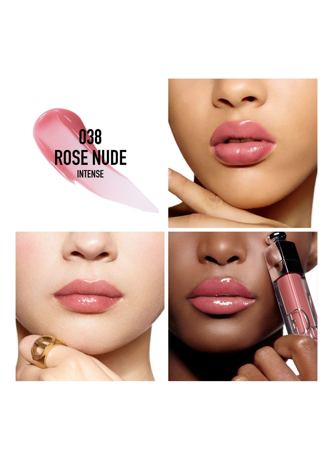 DIOR Addict Lip Maximizer - Vollermakende Lipgloss - detail 4 038 rose nude