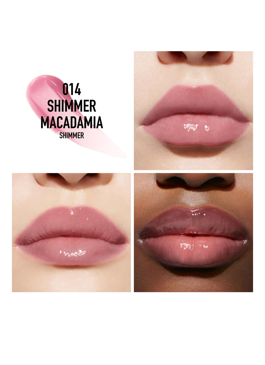 DIOR Addict Lip Maximizer - Vollermakende Lipgloss - detail 4 014 shimmer macadamia