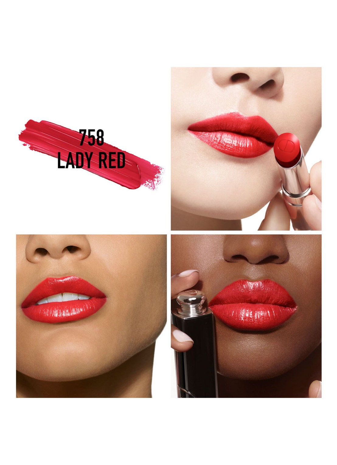 DIOR Addict Lipstick Refill - Navulling - detail 6 758 lady red