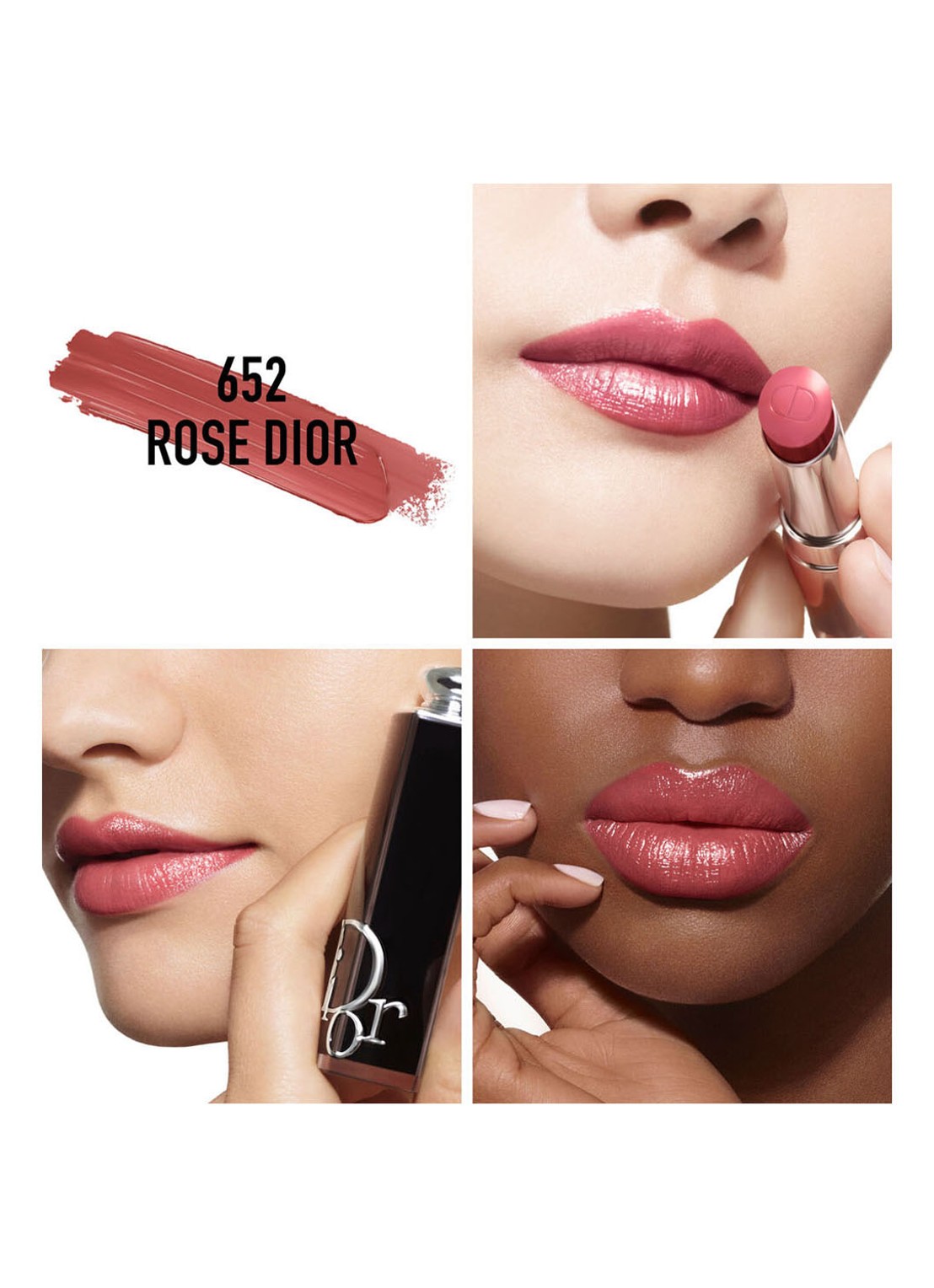 DIOR Addict Lipstick  - detail 3 652 rose dior