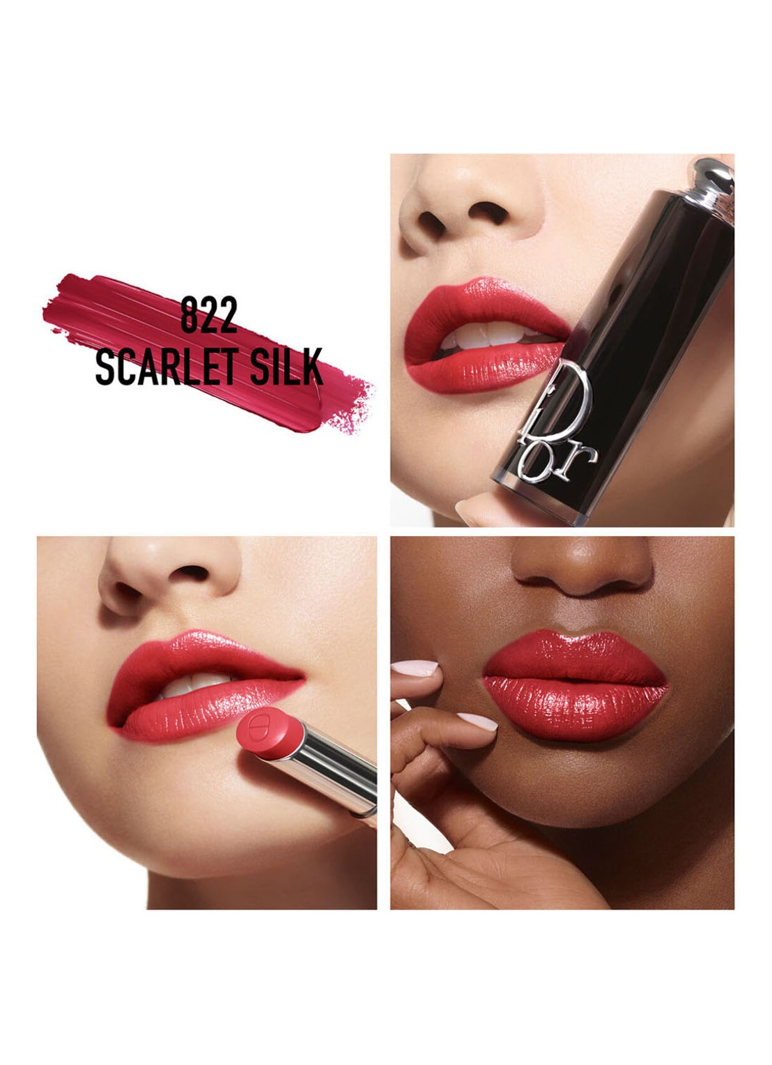 DIOR Addict Lipstick  - detail 5 822 scarlet silk