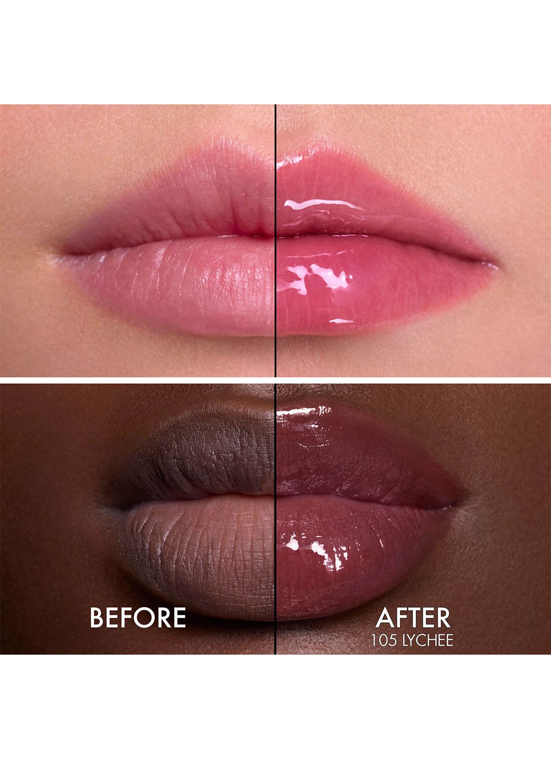 DIOR Dior Addict Lip Glow Butter - glanzende lipverzorging - achterkant 3 105 lychee