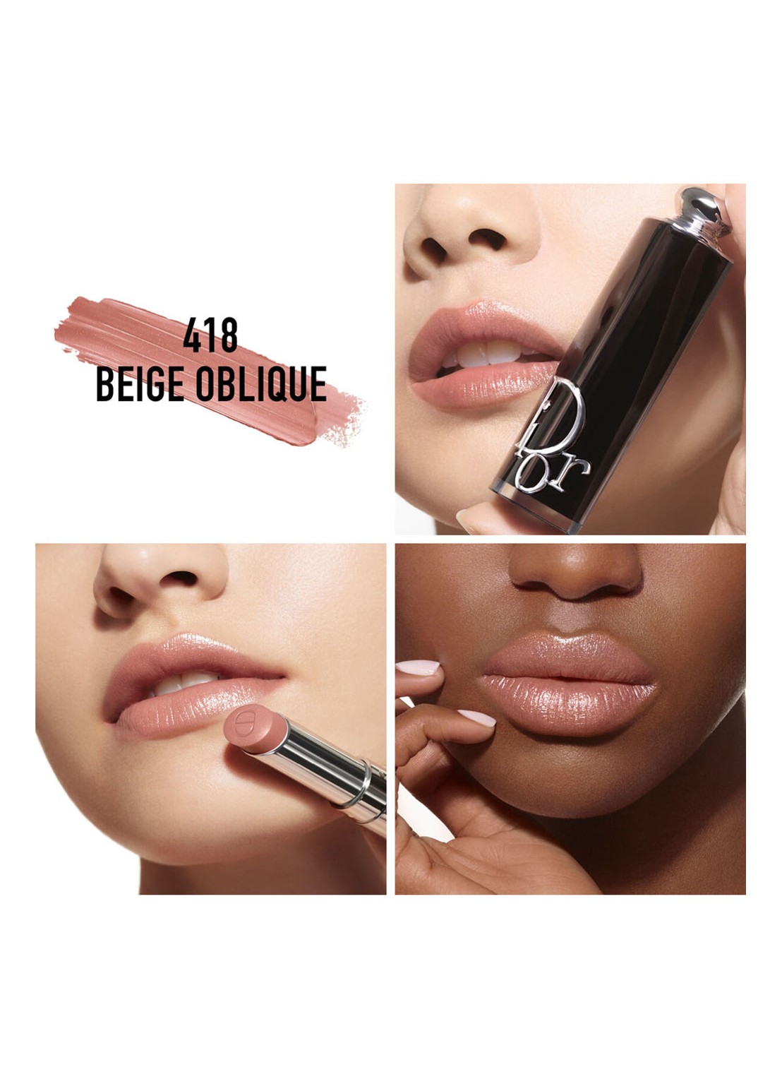 DIOR Dior Addict Lipstick Refill - navulling - detail 2 418 - beige oblique