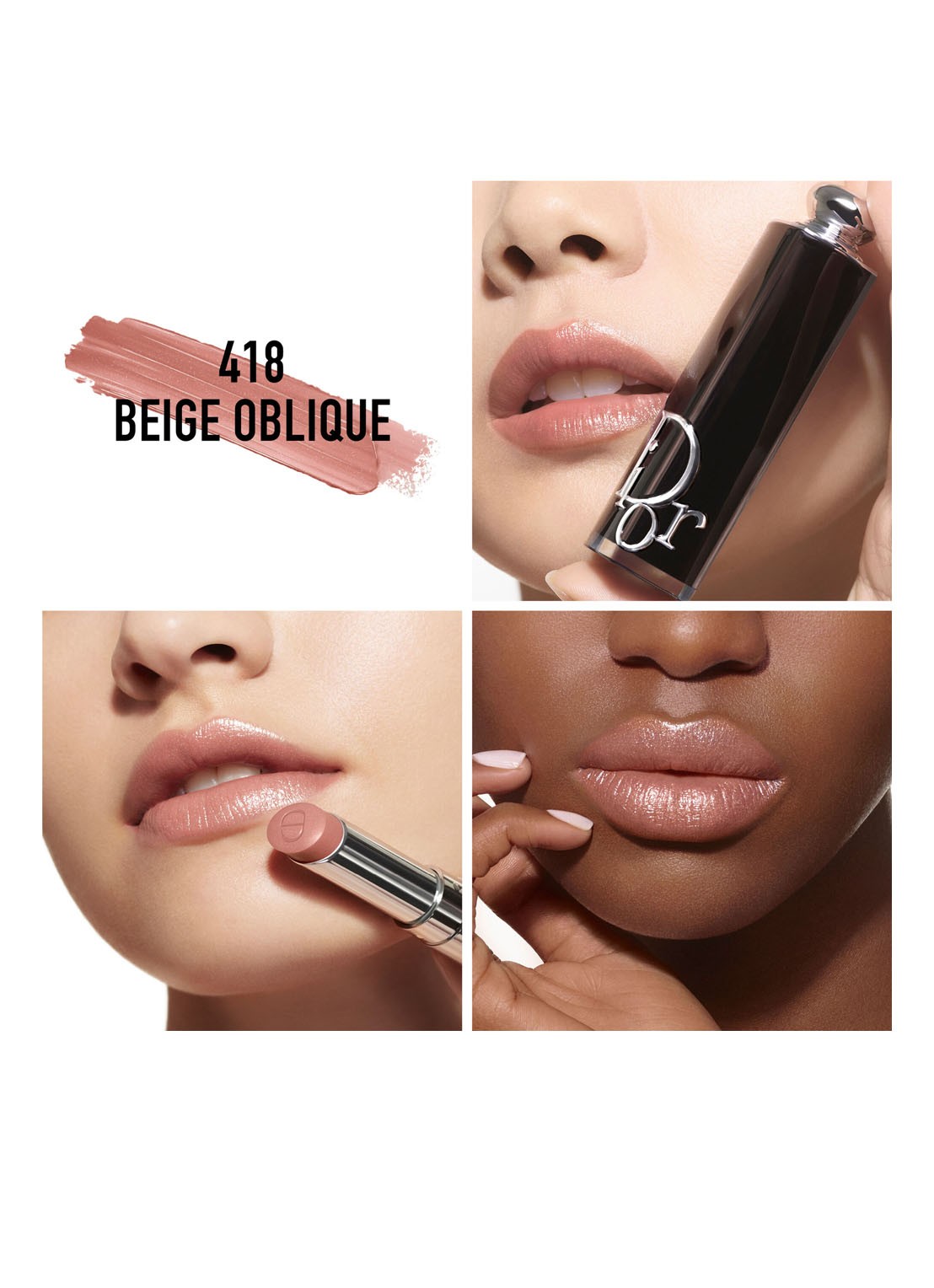 DIOR Dior Addict Lipstick - detail 4 418 - beige oblique
