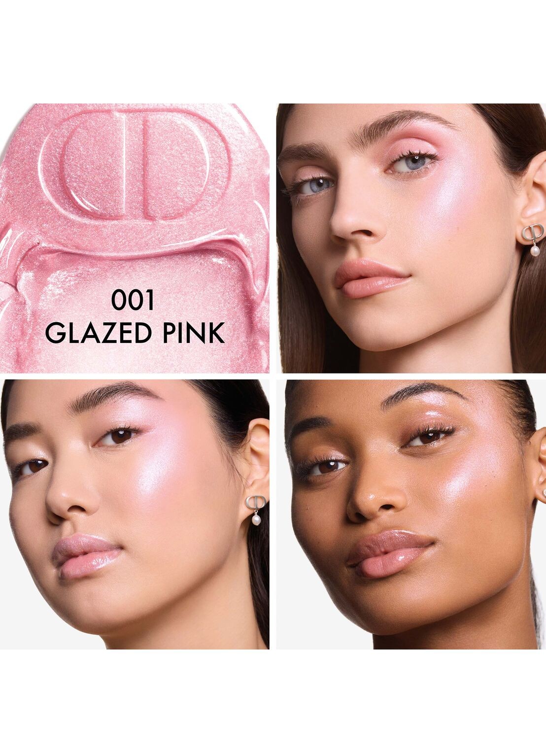 DIOR Dior Backstage Glassy Glow Stick - highlighter stick - voorkant 2 001 glazed pink