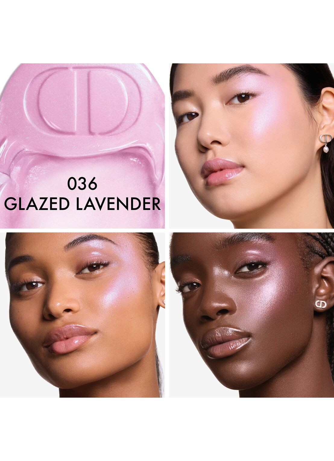 DIOR Dior Backstage Glassy Glow Stick - highlighter stick - detail 3 036 glazed lavander