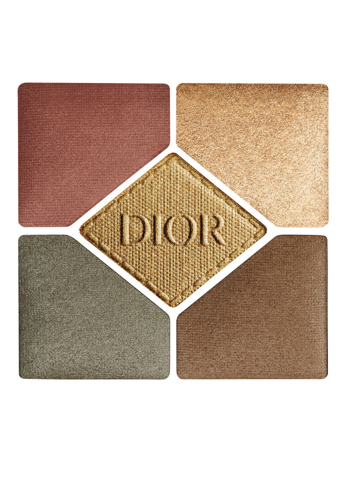 DIOR Diorshow 5 Couleurs - Oogschaduwpalette - voorkant 7 343 khaki