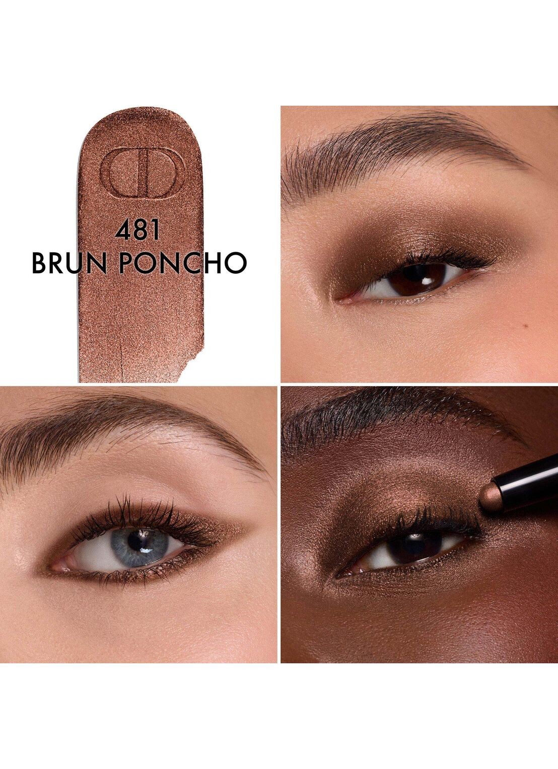 DIOR Diorshow Flash Stick - oogschaduwstick - detail 3 481 brun poncho