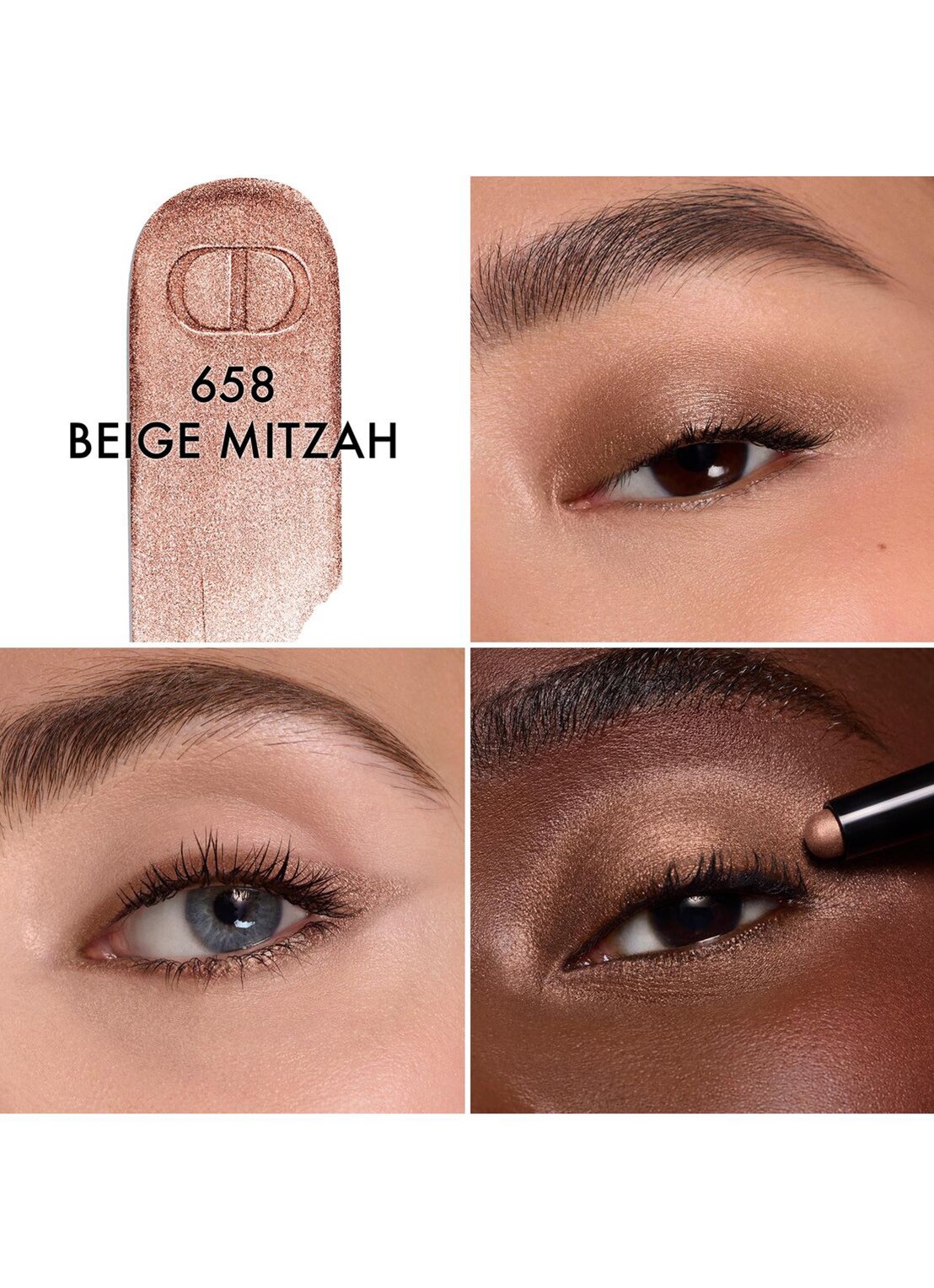 DIOR Diorshow Flash Stick - oogschaduwstick - detail 3 658 beige mitzah