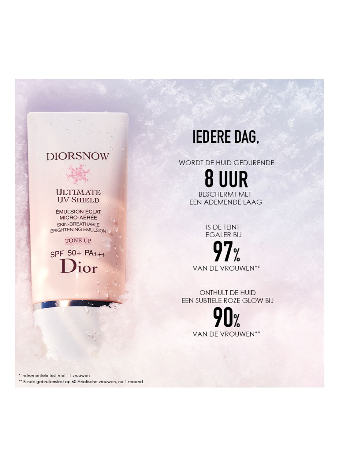 DIOR Diorsnow Ultimate UV Shield Tone Up SPF50+ PA++ - verhelderende dagcrème - detail 4 undefined