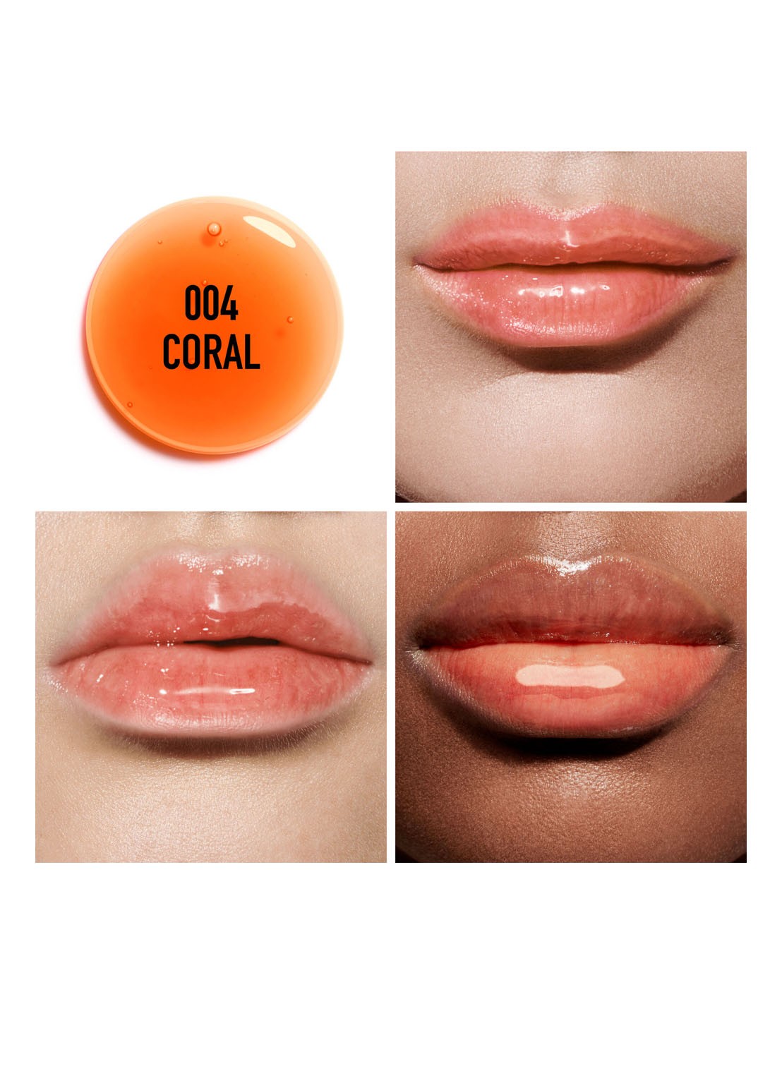 DIOR Lip Glow Oil - Limited Edition lipolie - detail 2 004 coral