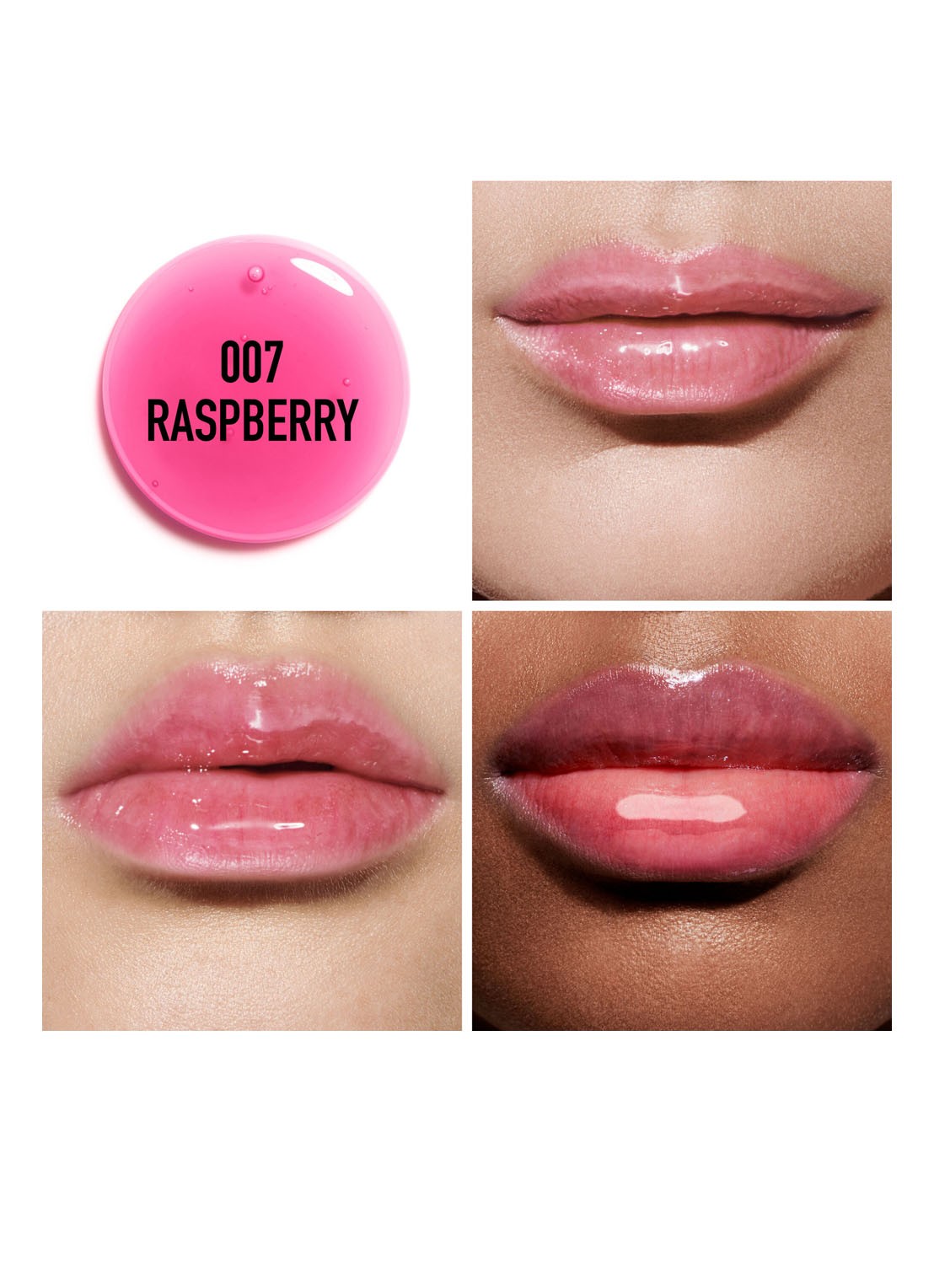 DIOR Lip Glow Oil - Limited Edition lipolie - detail 2 007 raspberry