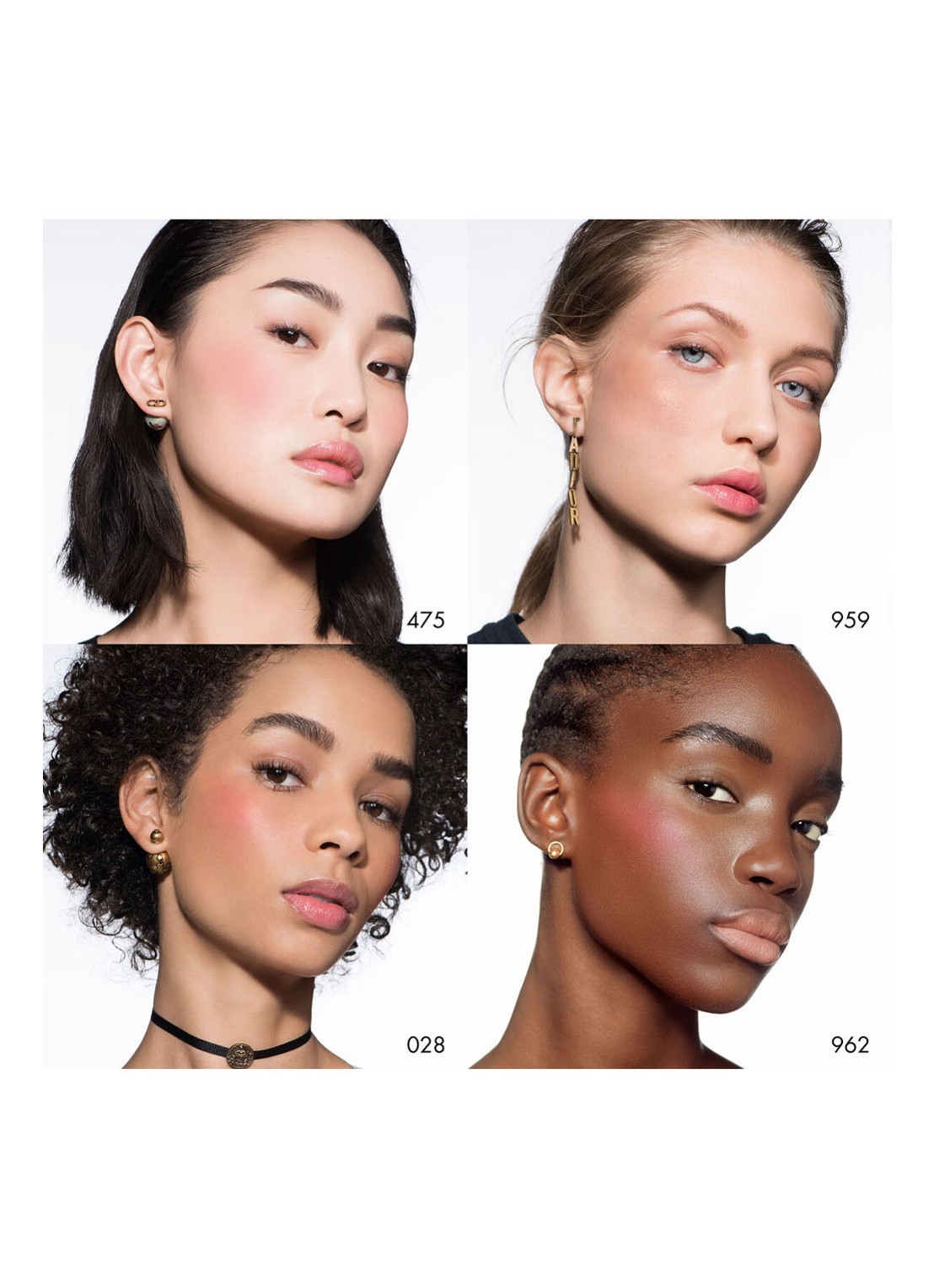 DIOR Rouge Blush - Langhoudende Blush - detail 4 mat - 475 rose caprice