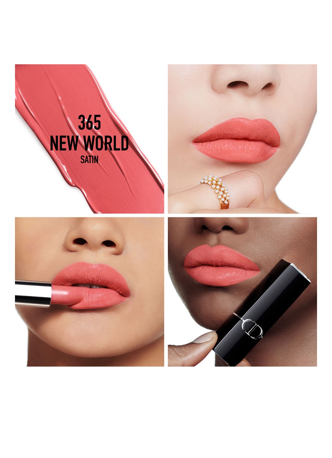 DIOR Rouge Dior Lipstick - detail 4 satijn - 365 new world