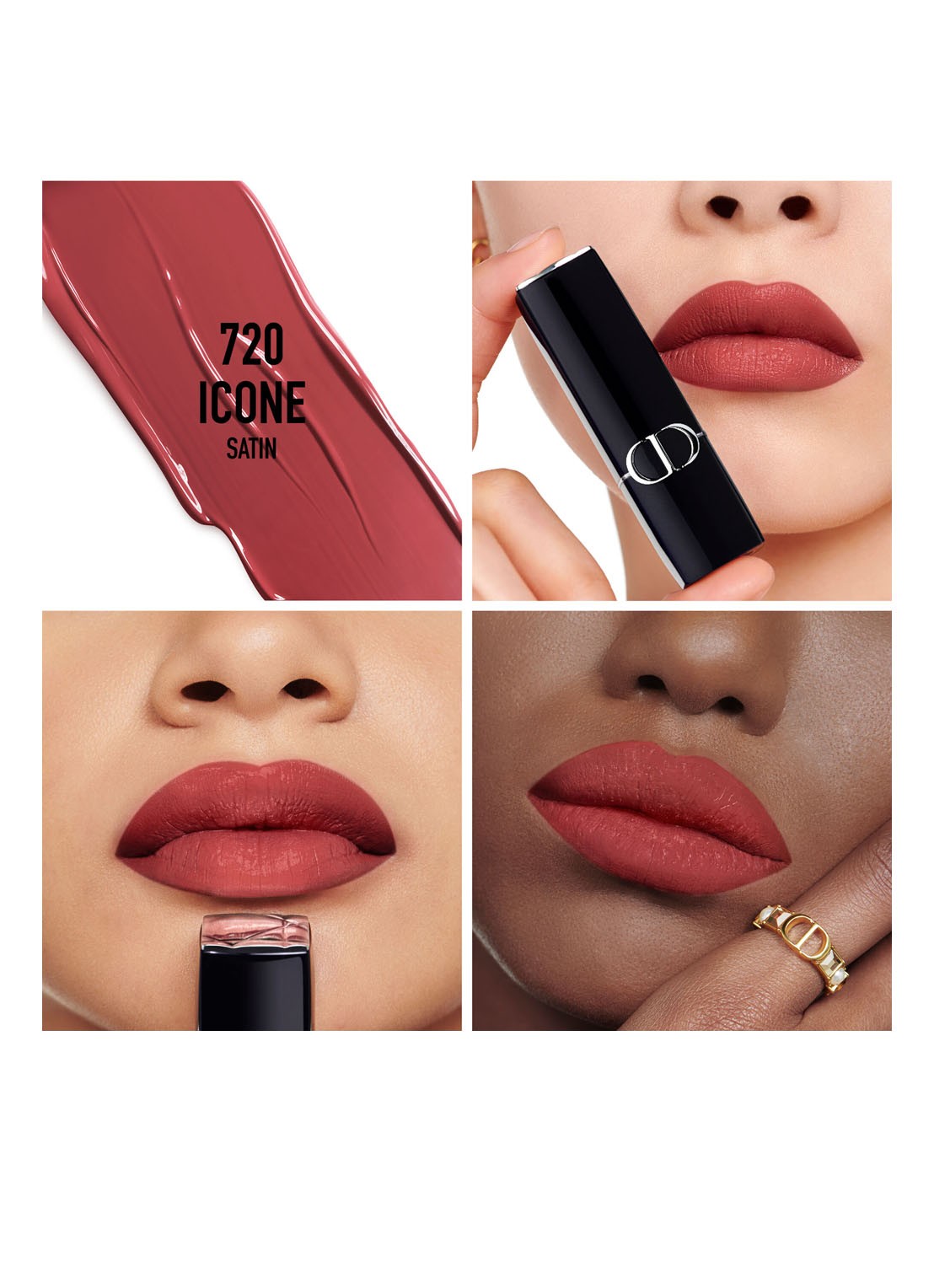 DIOR Rouge Dior Lipstick - detail 2 satijn - 720 icône