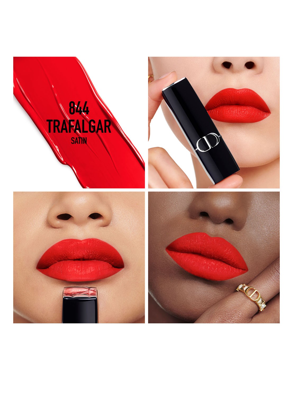 DIOR Rouge Dior Lipstick - detail 4 satijn - 844 trafalgar