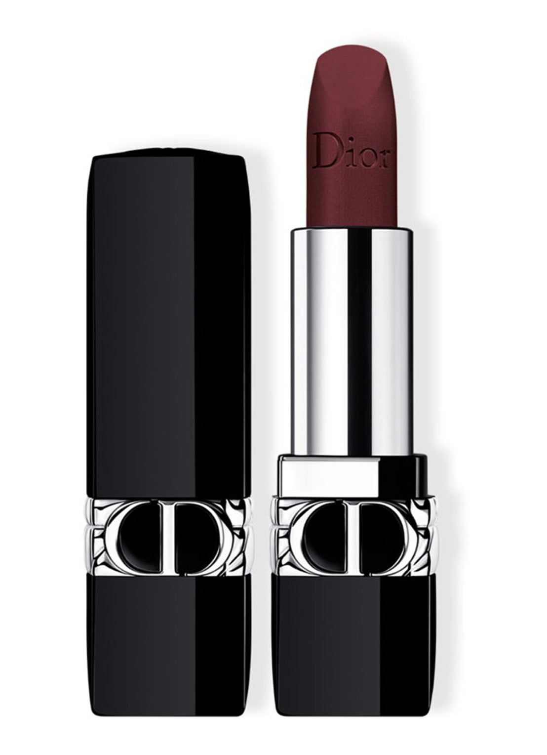 DIOR Rouge Dior navulbare lipstick - voorkant fluweel - 886 enigmatic