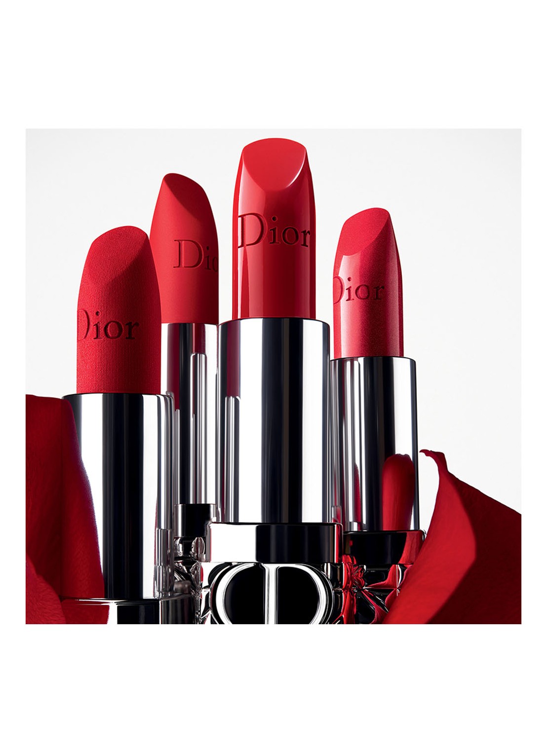 DIOR Rouge Dior navulbare lipstick - detail 7 mat - 888 strong red