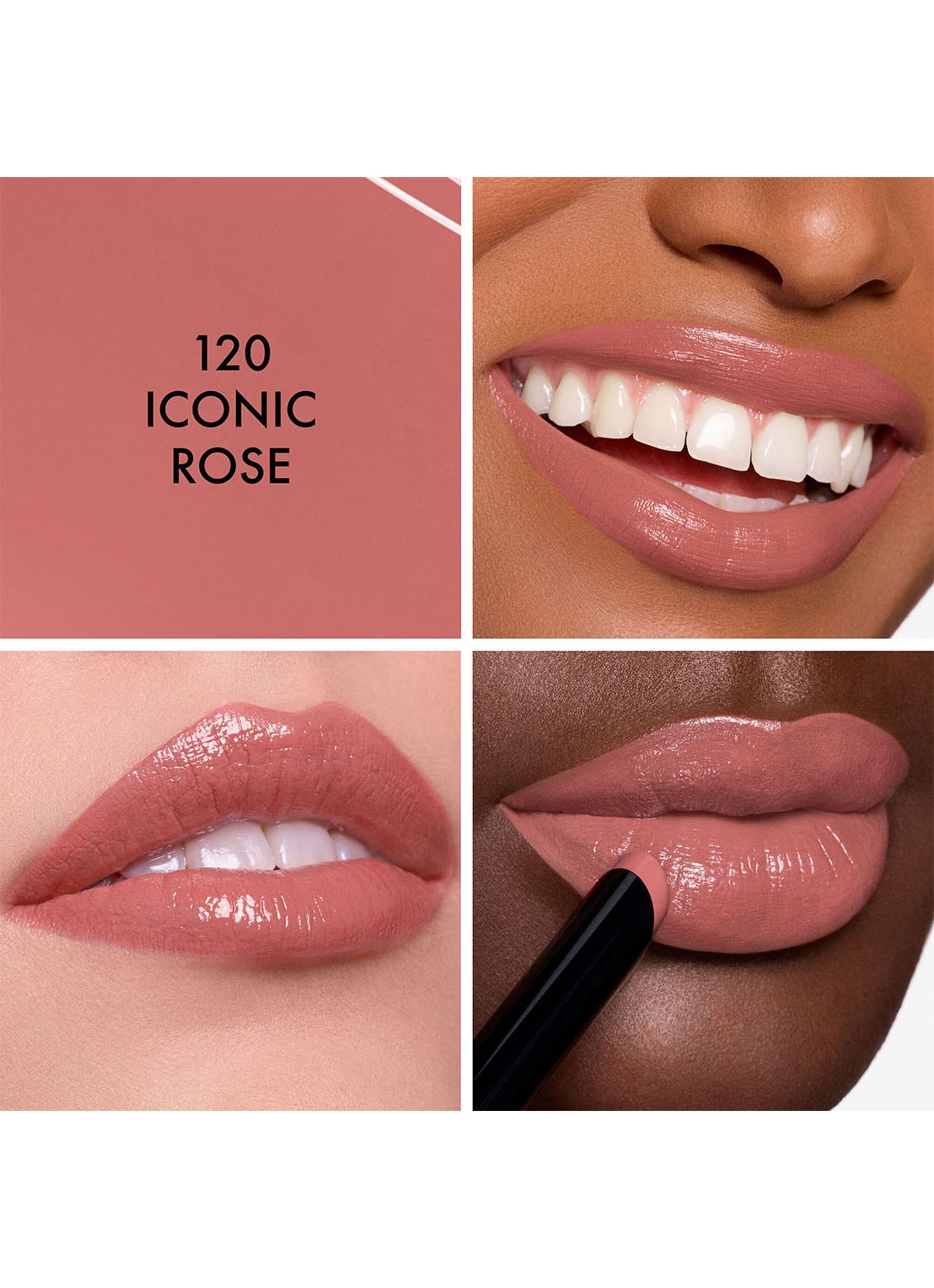DIOR Rouge Dior On Stage - lipstick - detail 2 120 iconic rose