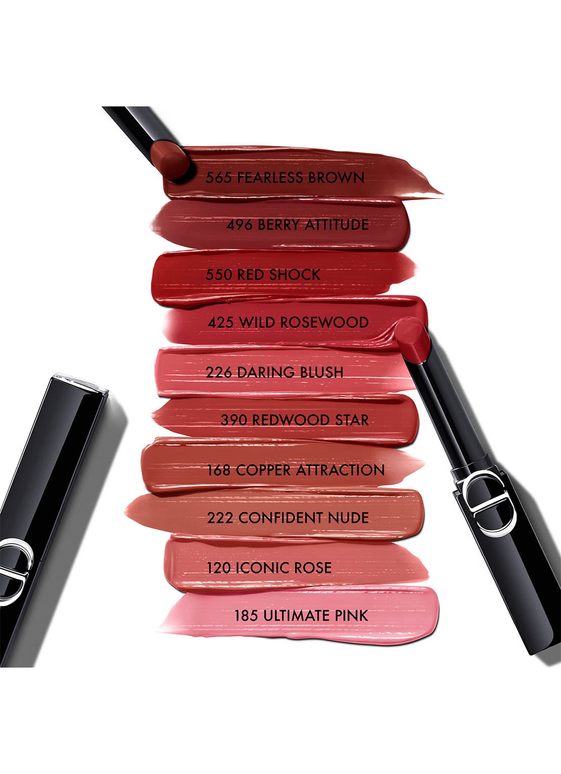 DIOR Rouge Dior On Stage - lipstick - detail 6 565 fearless brown
