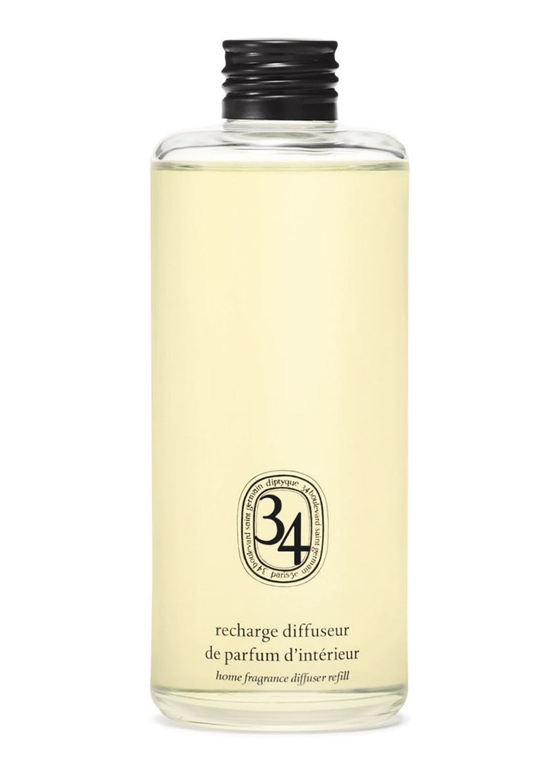 DIPTYQUE 34 Blvd Saint Germain Diffuser Refill - geurstokjes navulling 200 ml - voorkant 2 undefined