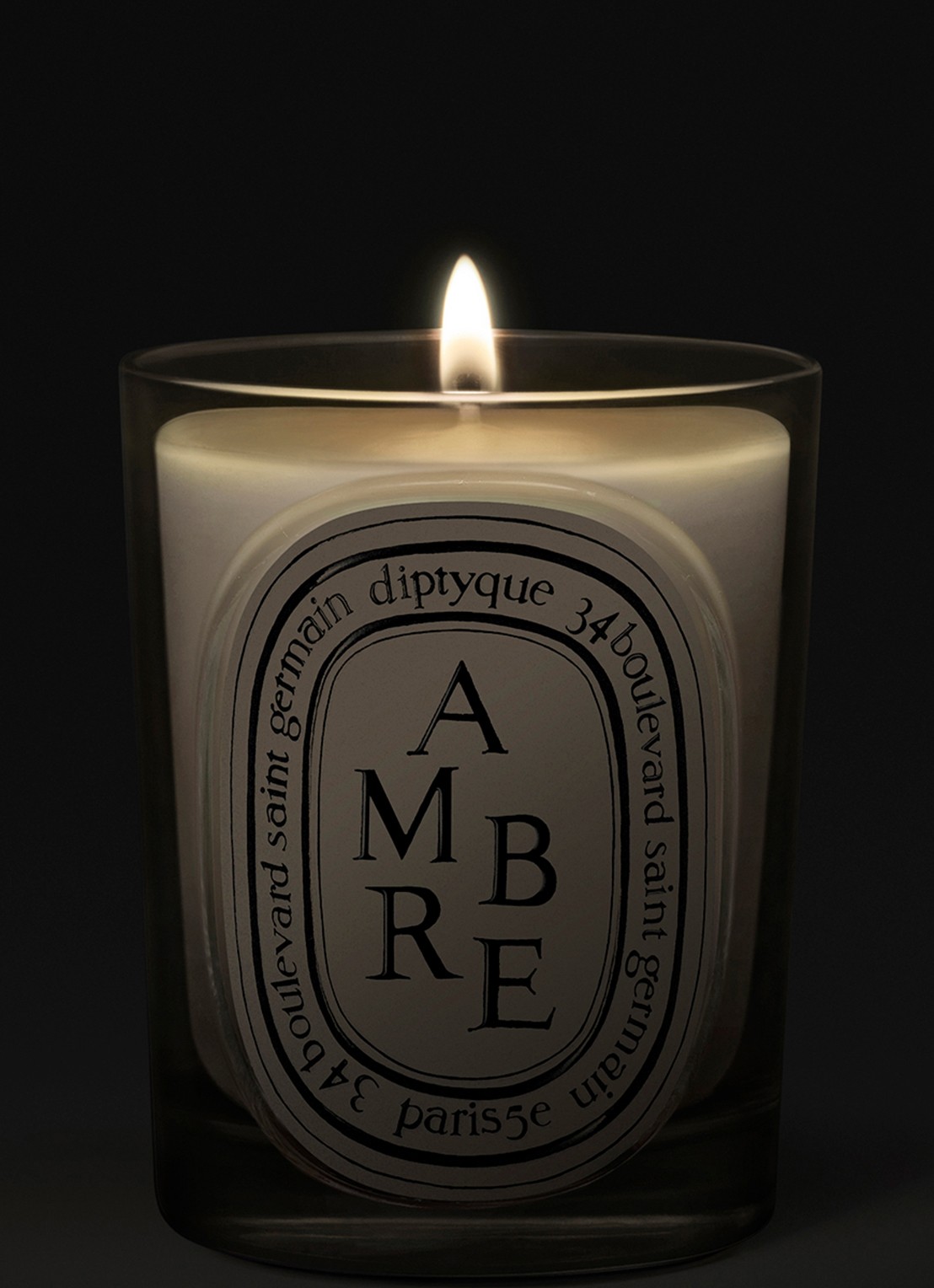DIPTYQUE Ambre Classic geurkaars 190 gram - voorkant 3 beige