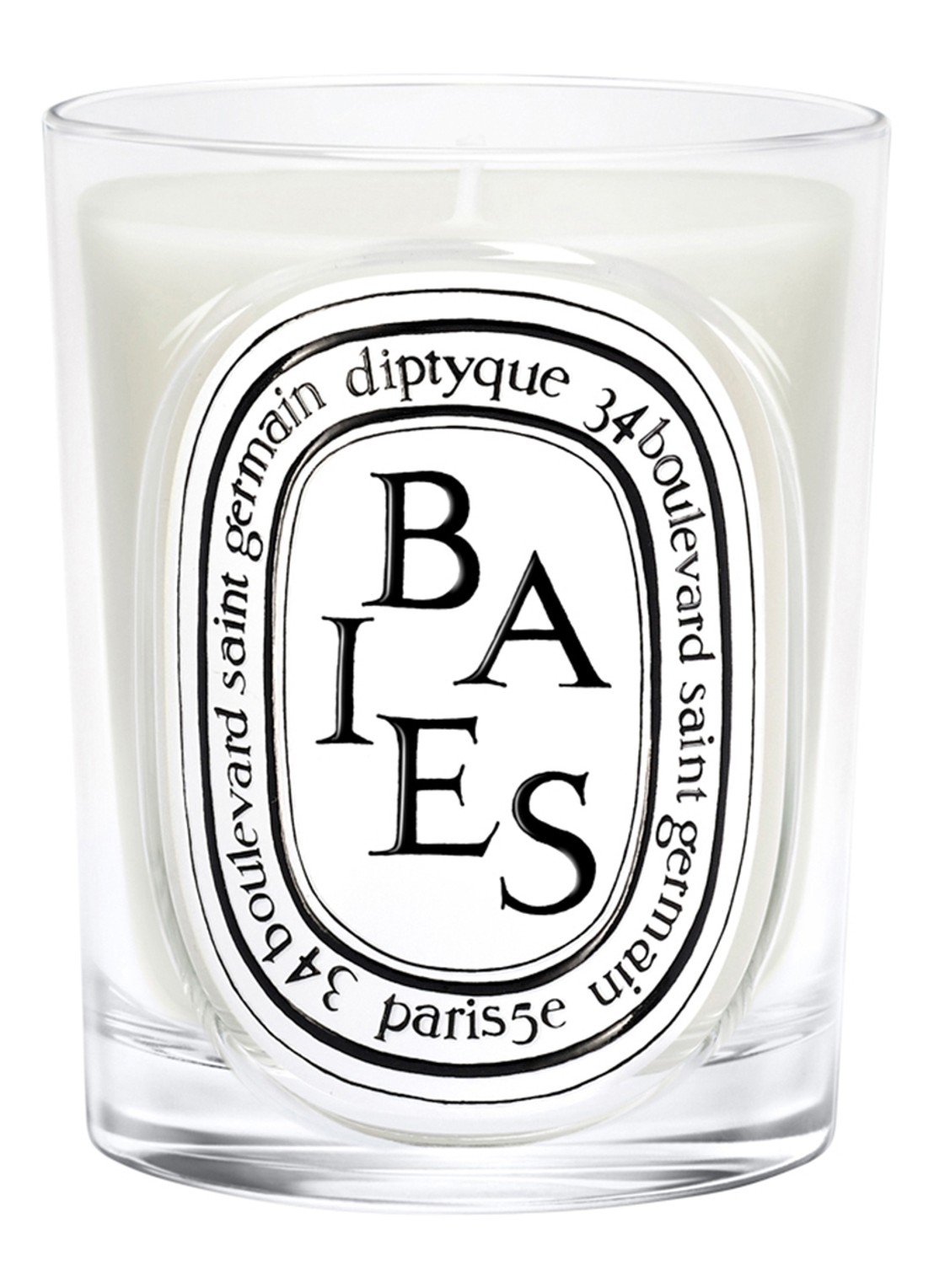 DIPTYQUE Baies Classic geurkaars 190 gram - voorkant beige
