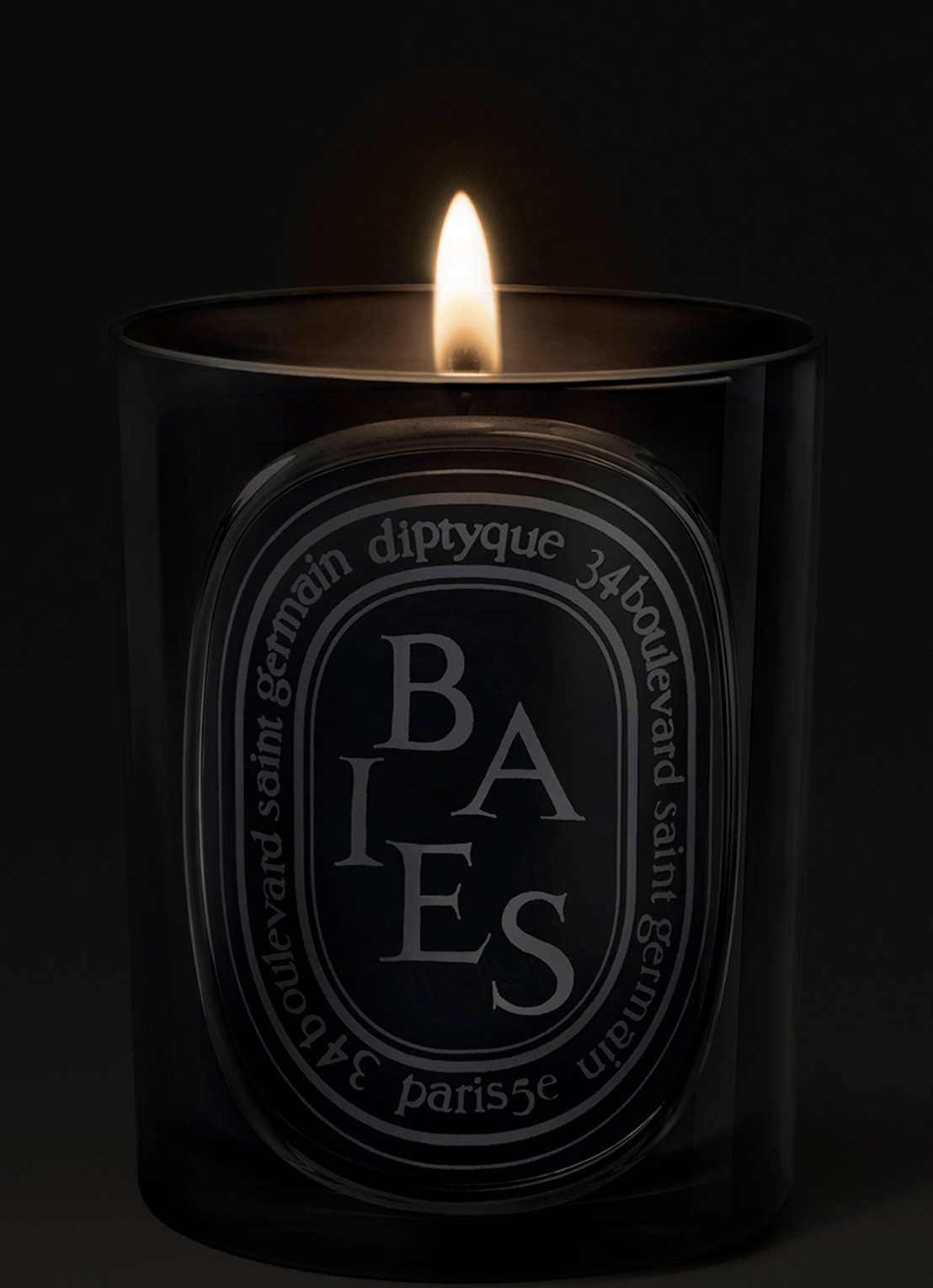DIPTYQUE Baies geurkaars 300 gram - voorkant 3 beige