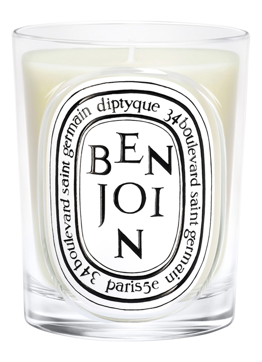 DIPTYQUE Benjoin Classic geurkaars 190 gram - voorkant 3 beige
