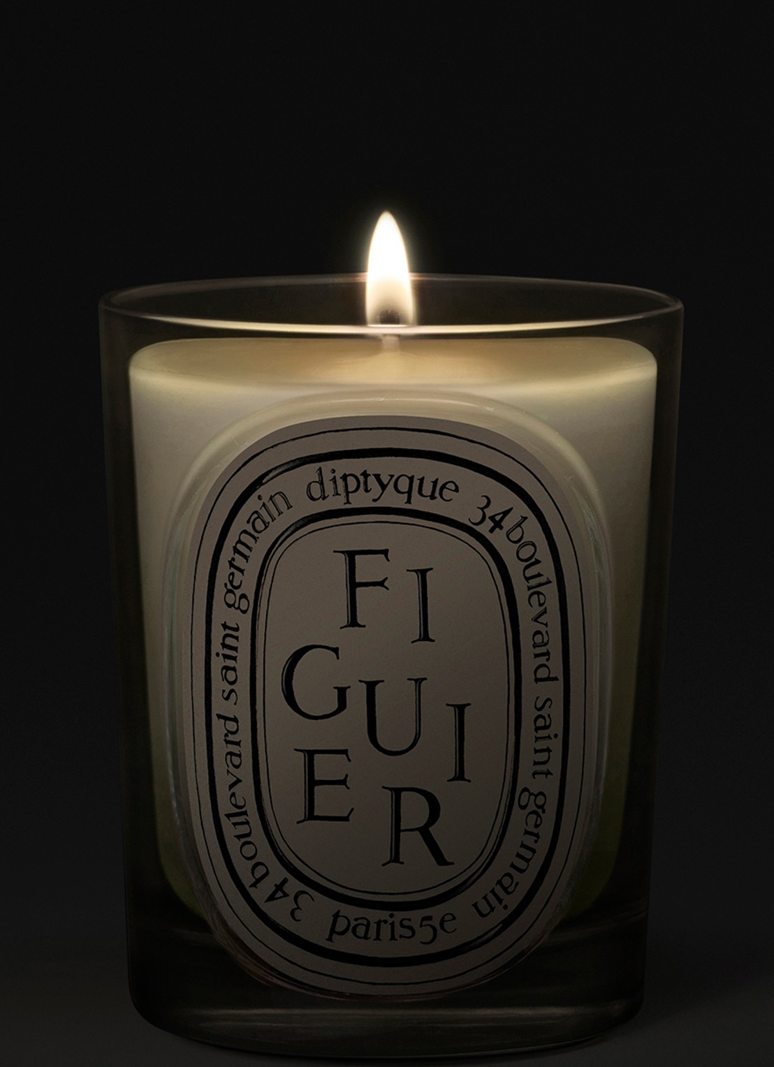 DIPTYQUE Figuier Classic geurkaars 190 gram - voorkant 5 beige
