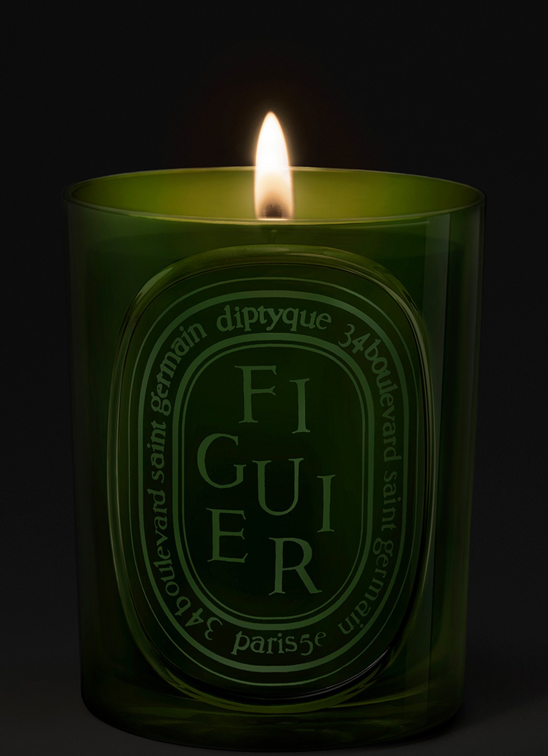 DIPTYQUE Figuier geurkaars 300 gram - voorkant 3 beige