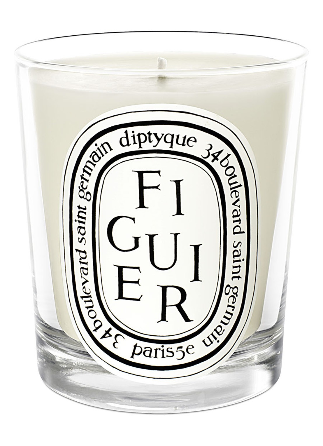 DIPTYQUE Figuier mini geurkaars - voorkant creme