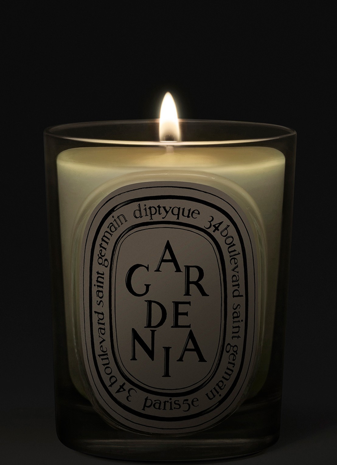 DIPTYQUE Gardenia Classic geurkaars 190 gram - voorkant 3 beige