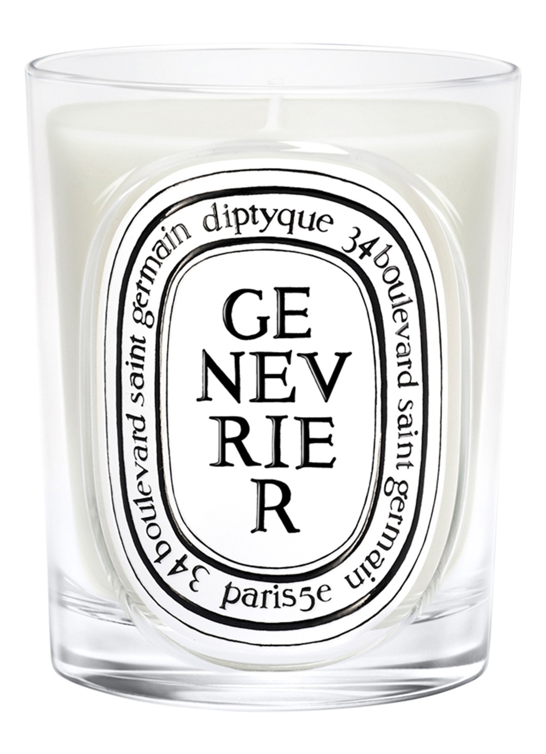 DIPTYQUE Genevrier Classic geurkaars 190 gram - voorkant 3 beige