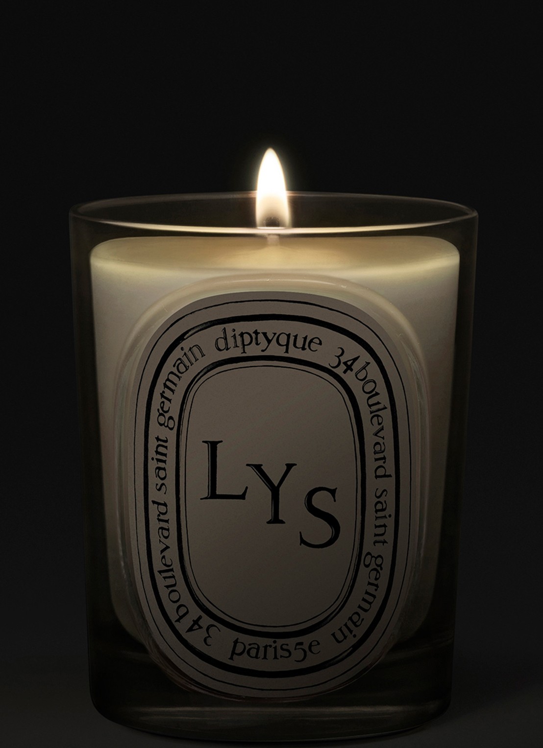 DIPTYQUE Lys Classic geurkaars 190 gram - voorkant 4 beige