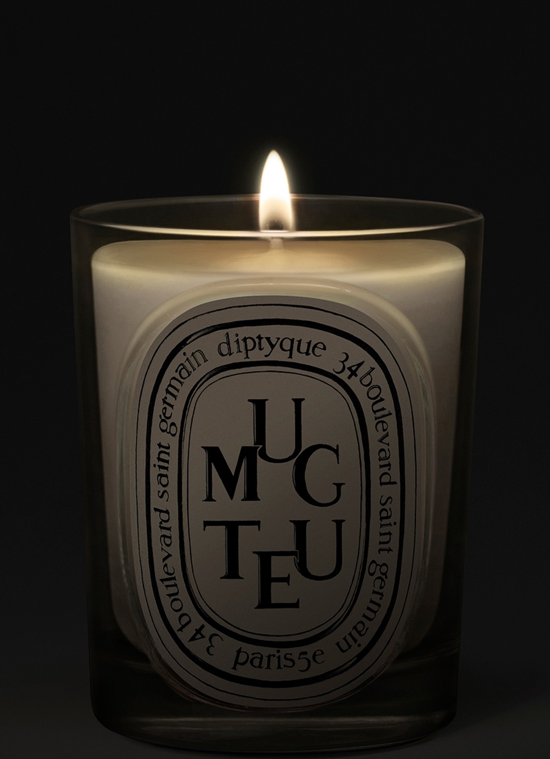 DIPTYQUE Muguet Classic geurkaars 190 gram - voorkant 4 beige