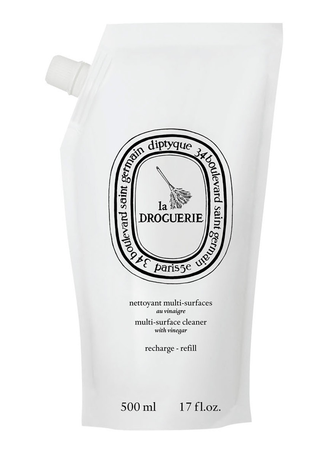 DIPTYQUE Multisurface Clean Refill allesreiniger navulling 500 ml - voorkant undefined
