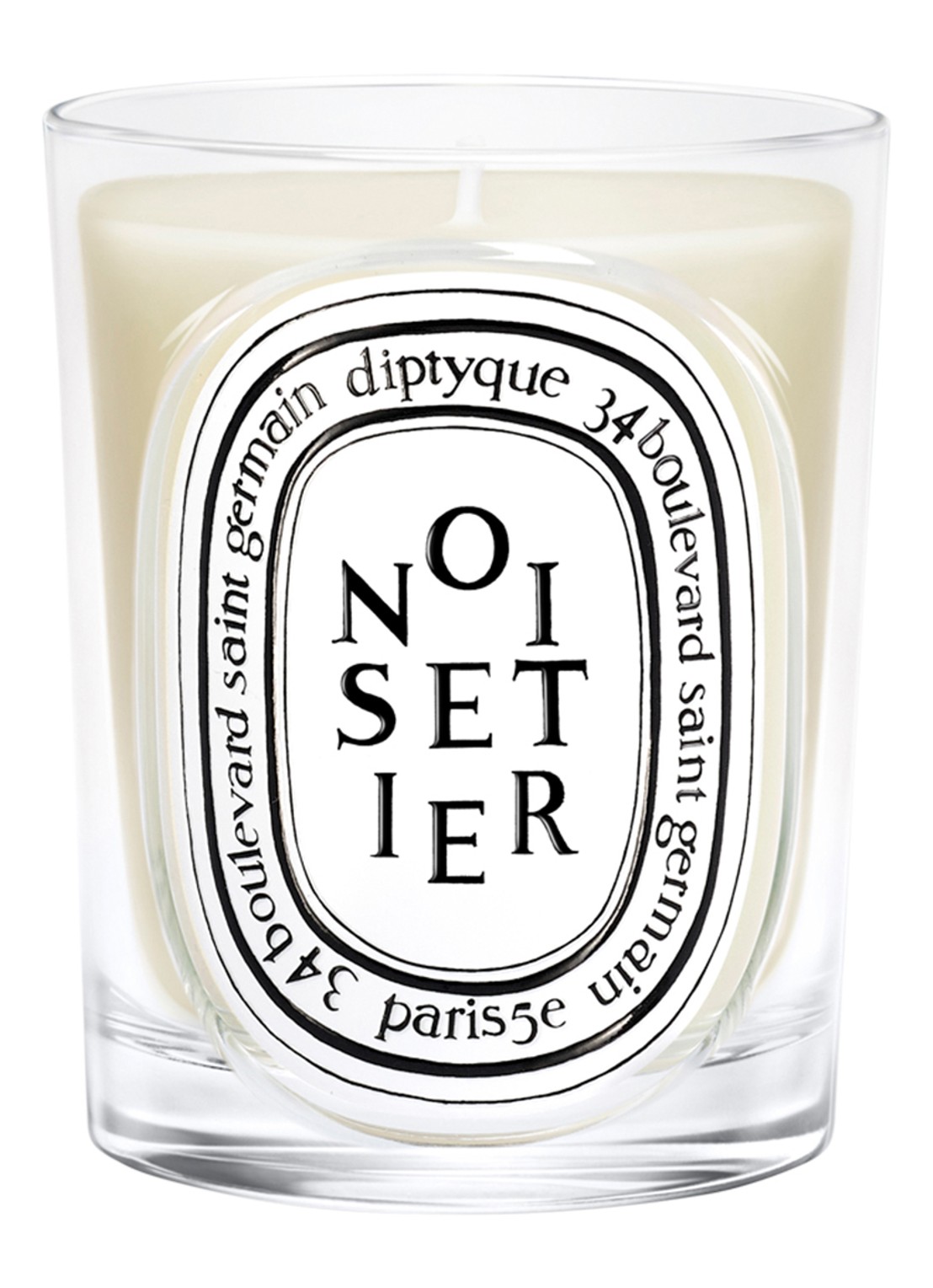 DIPTYQUE Noisetier Classic geurkaars 190 gram - voorkant beige