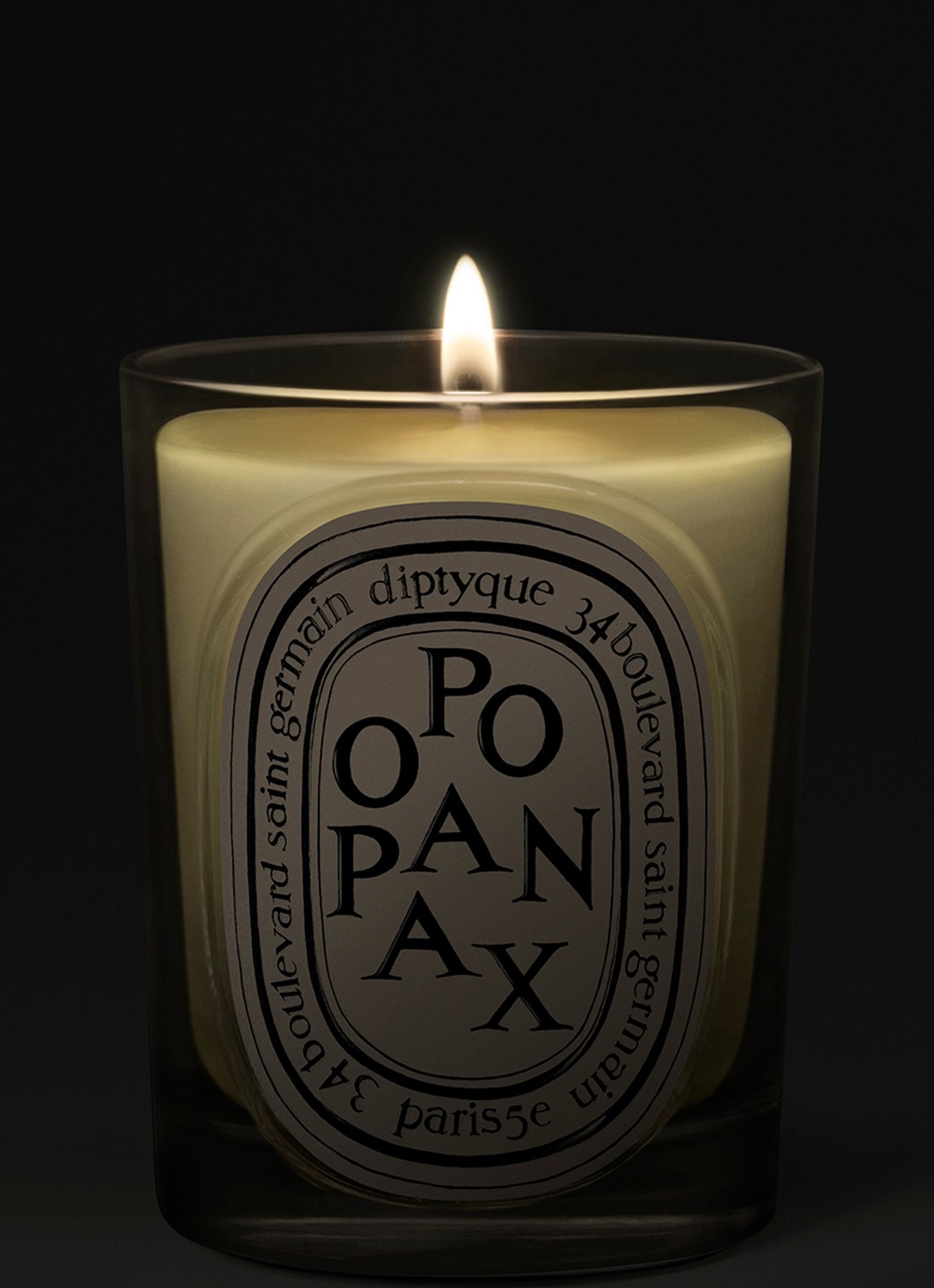 DIPTYQUE Opopanax Classic geurkaars 190 gram - voorkant 2 beige