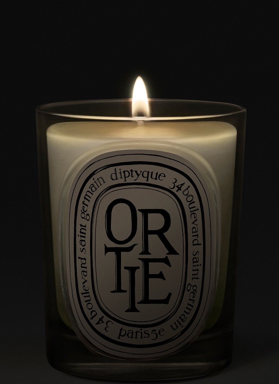 DIPTYQUE Ortie Classic geurkaars 190 gram - voorkant 4 beige