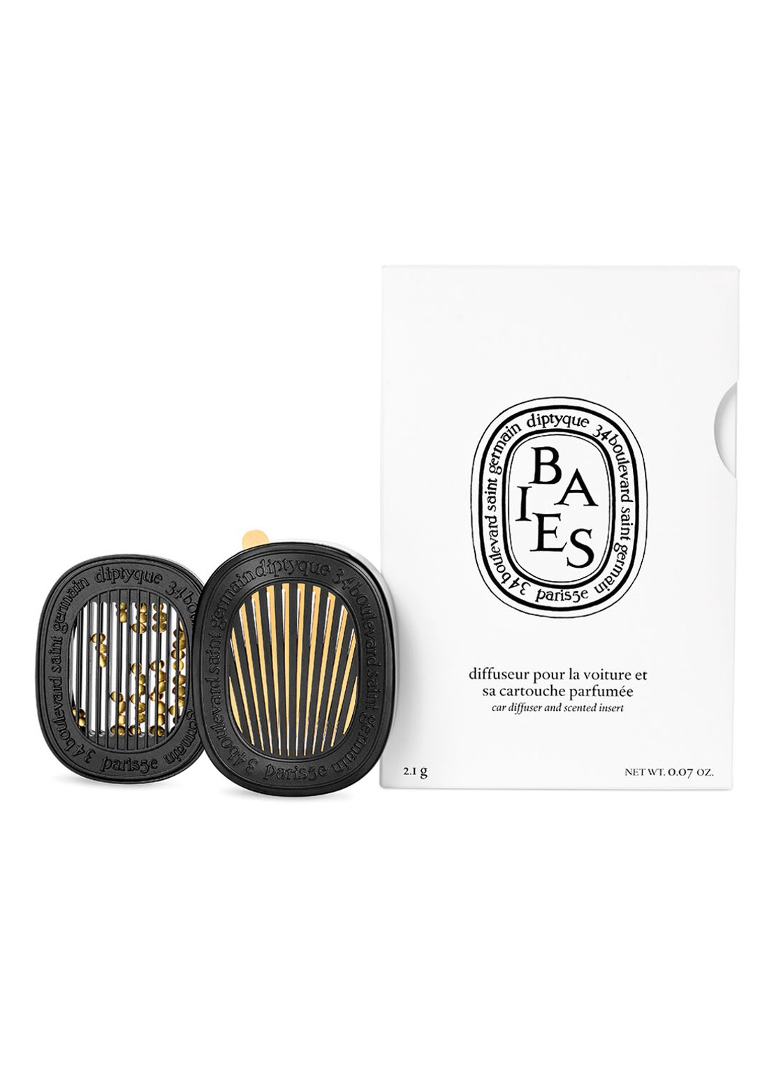 DIPTYQUE Perfumed Car Diffuser Baies - autoparfum - voorkant undefined