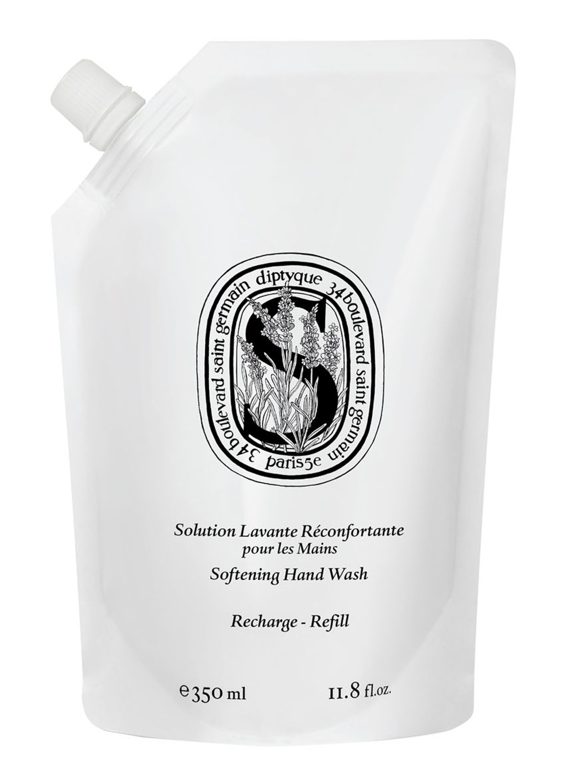 DIPTYQUE Softening Hand Wash Refill - handzeep navulling 350 ml - voorkant undefined
