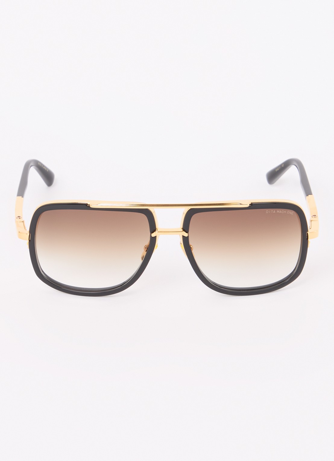 DITA DITA *MACH ONE  59 Blk Gld Brn - detail 2 zwart