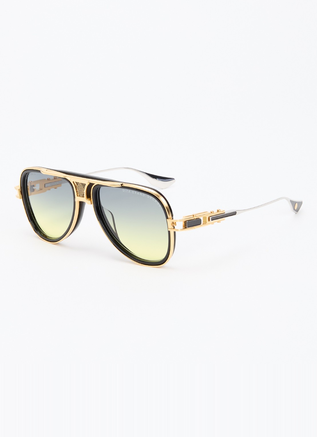 DITA Grand-Decade piloten zonnebril DTS460 - voorkant goud