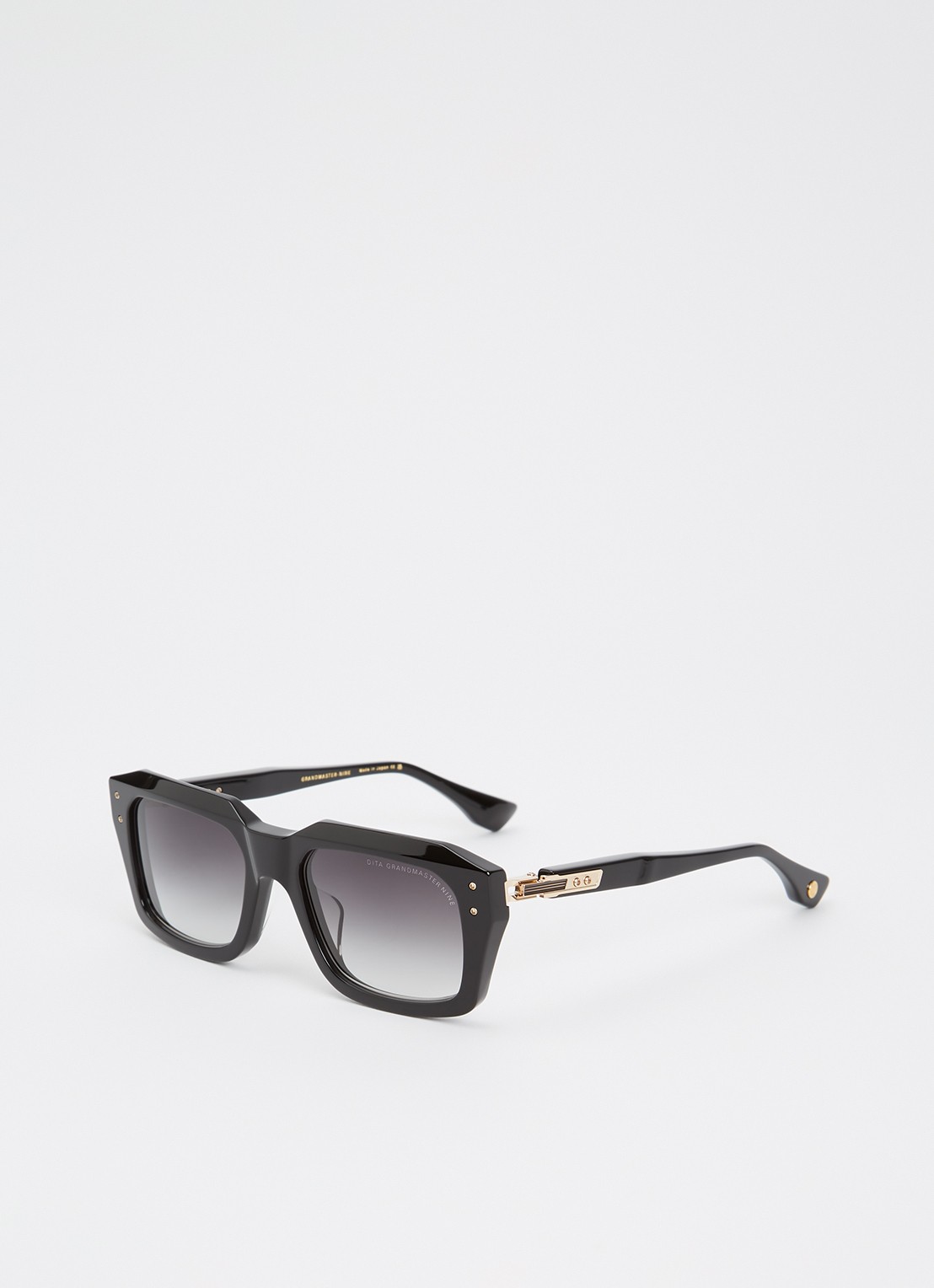 DITA Grandmaster-nine wayfarer zonnebril DTS464 - voorkant zwart