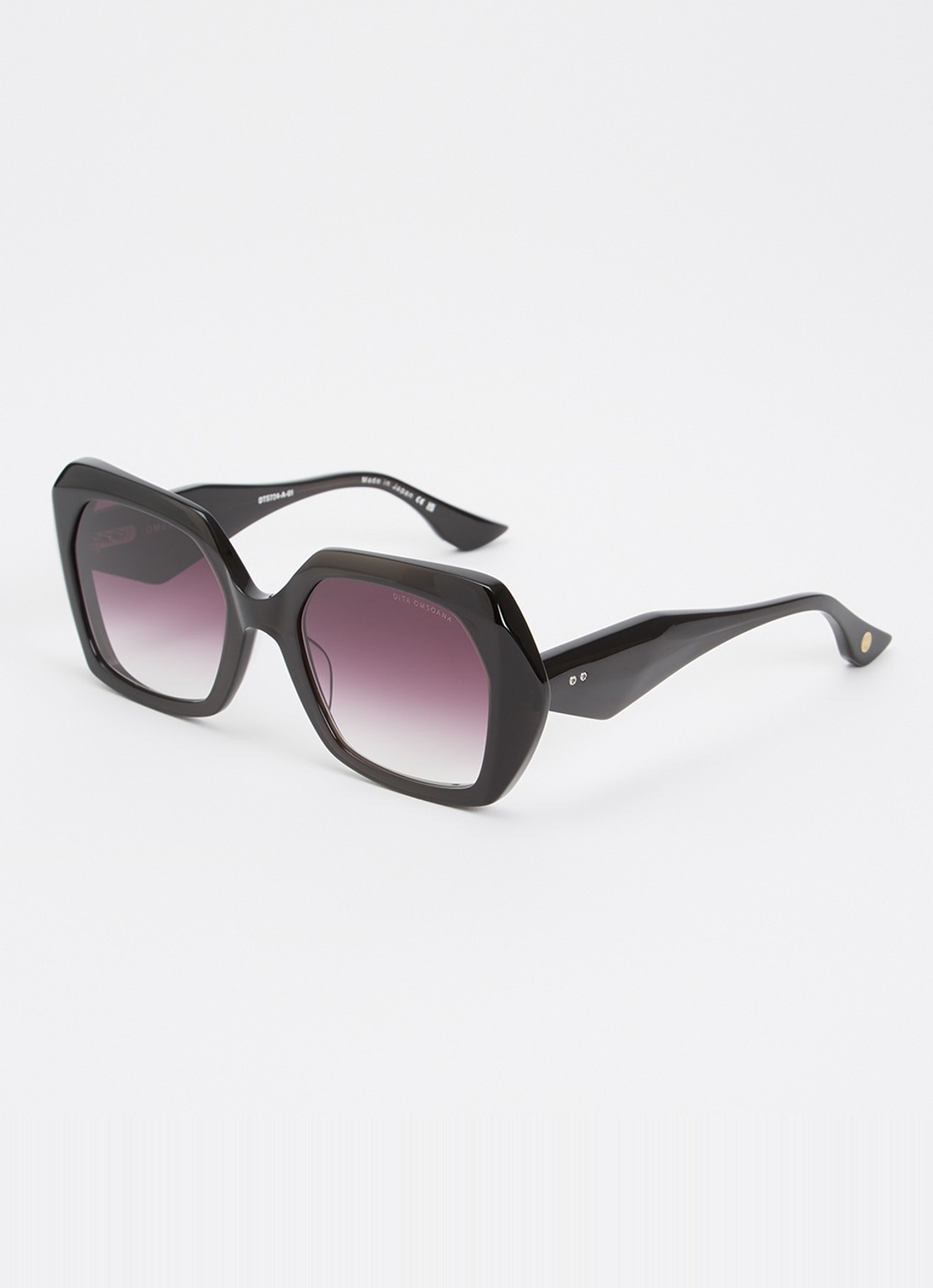 DITA Omsoana zonnebril anti-reflecterend D4000482  - voorkant 4 zwart